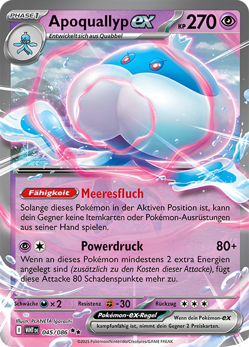 WHT045 - Apoquallyp ex - Weiße Flammen - KP 10.5 - (WHT045/86)