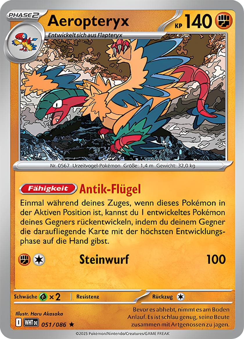 WHT051 - Aeropteryx - Weiße Flammen - KP 10.5 - (WHT051/86)