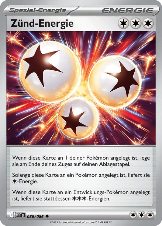 WHT086 - Zünd-Energie - Weiße Flammen - KP 10.5 - (WHT086/86)