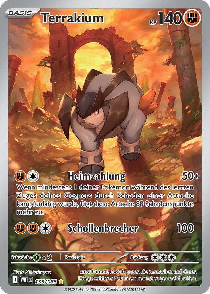 WHT135 - Terrakium - Weiße Flammen - KP 10.5 - (WHT135/86)