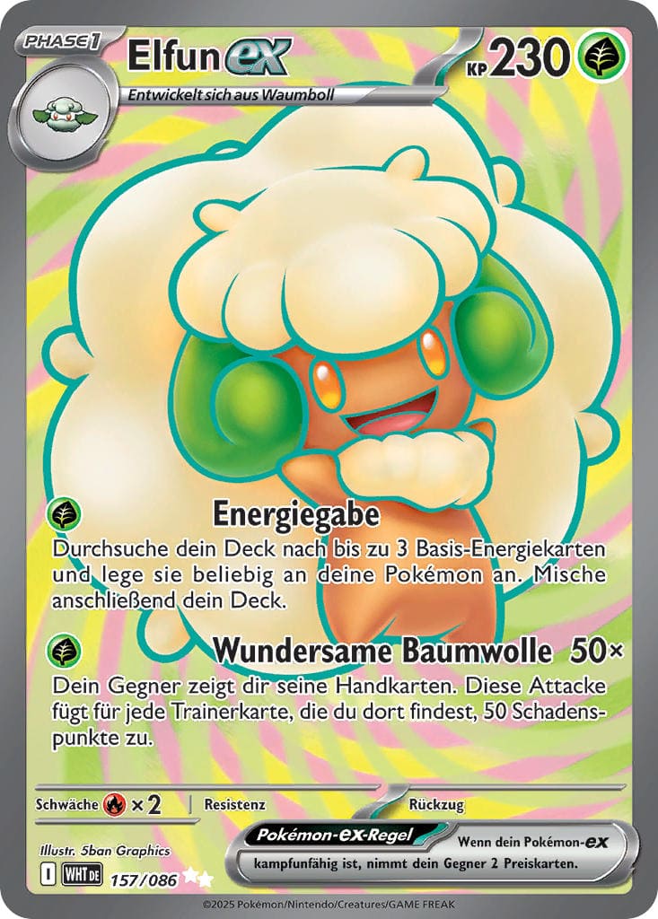 WHT157 - Elfun EX - Weiße Flammen - KP 10.5 - (WHT157/86)